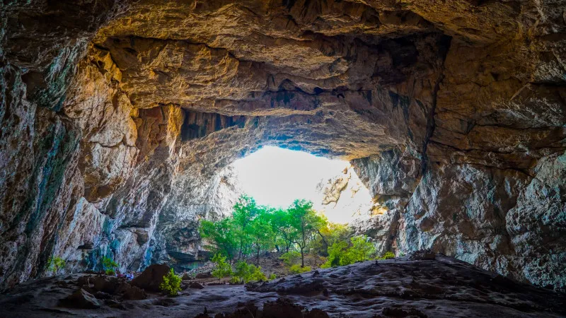Ak-Mosque Cave sacred site