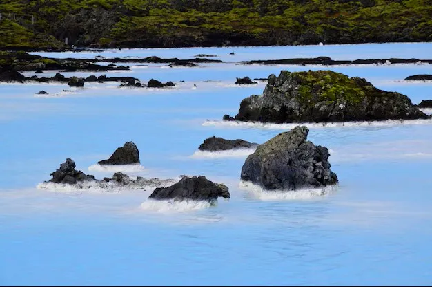 Crystal clear waters of Burabay Lake