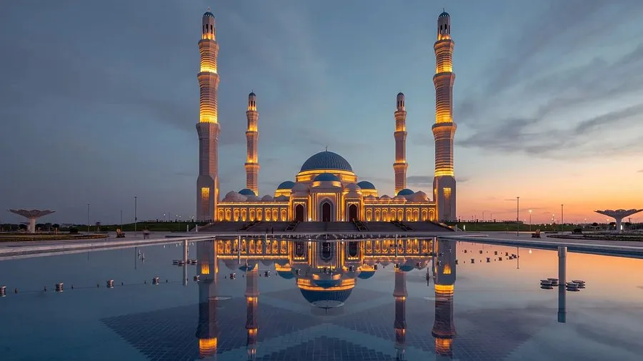 Beautiful Grand Mosque of Astana