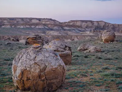 Mysterious stone spheres of Torysh Valley